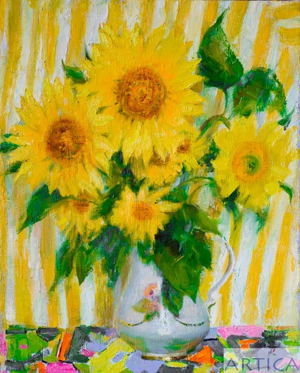 Наталия Егорова "Желтые цветы"