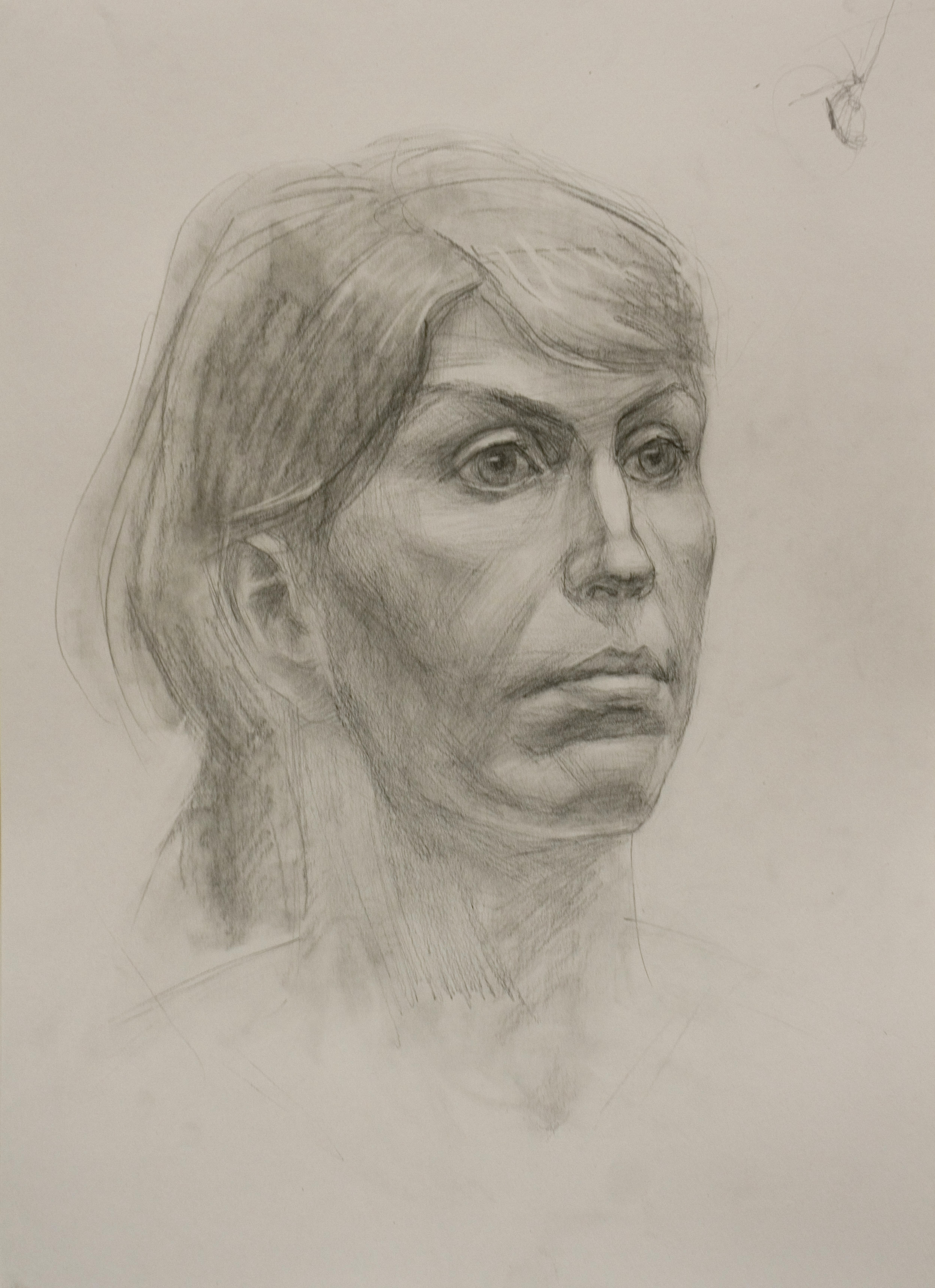 Портрет - академический рисунок карандашом