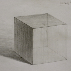 Куб. Учебный рисунок
